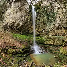 Cascade du rocher de Rochanon.