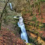 Cascades dans le canyon du Rochanon.