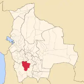 Province d'Antonio Quijarro
