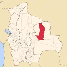 Province de Ñuflo de Chávez