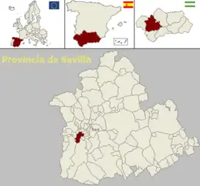 Localisation de Bollullos de la Mitación