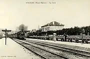 La gare vers 1920.