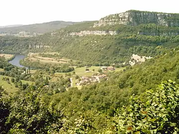 Une vue du Bas-Bugey.