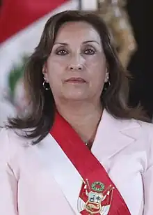 Dina Boluarte, présidente de la République depuis le 7 décembre 2022.
