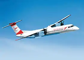 Un Q400 de Austrian Airlines en 2005.