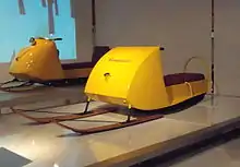 Photo d'un des premiers modèles de Ski-doo.