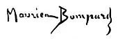signature de Maurice Bompard (peintre)