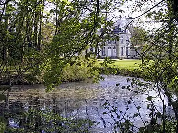 Les restes de l'ancien château.