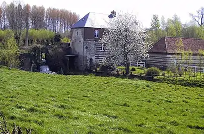 Bâtisse typique du Pas-de-Calais à Bomy.