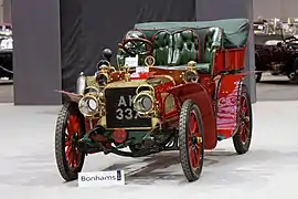 Darracq Flying Fifteen Rear Entrance Tonneau 1905.