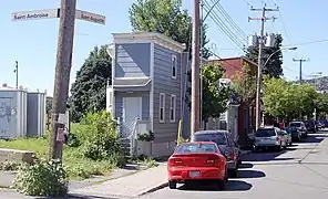 La maison en coin du roman Bonheur d'occasion.