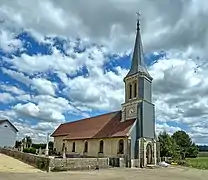 L'église des Cerneux-Monnot.