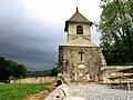 L'église du prieuré vue coté nef.