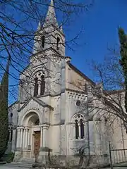 Façade de l'église neuve