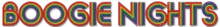 Description de l'image Boogie Nights logo.png.