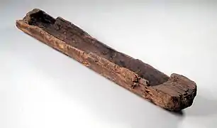 La pirogue de Pesse, datée du Mésolithique européen.