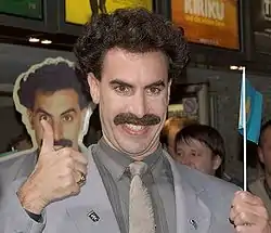 Borat lors de l’avant-première du film  Borat, leçons culturelles sur l’Amérique au profit glorieuse nation Kazakhstan à Cologne.