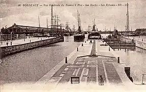 Écluses, vers 1910.