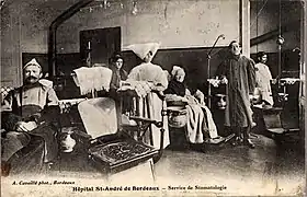 Service de stomatologie (c. 1910).