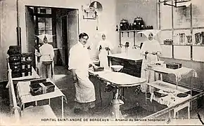 Arsenal du service hospitalier (1900-1905).