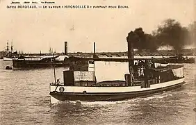 L'Hirondelle 8, vapeur à passager construit en 1867.