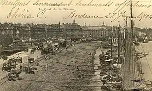 Le quai de la Douane vers 1910.