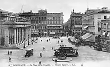 Place de la Comédie en 1900.