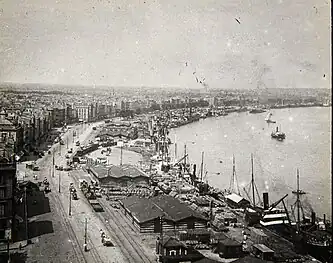 Quai des Chartrons, vers 1905.