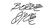 signature de Bořek Šípek