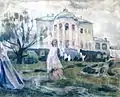 Les Fantômes, devant le domaine des Galitzine à Zoubrilovka (1903), galerie Tretiakov