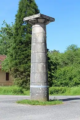 Borne-colonne n°2 de la forêt de Chaux