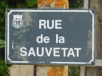 Rue de la Sauvetat à Mimizan.