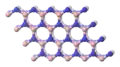 Nitrure de bore ressemblant structurellement au graphite