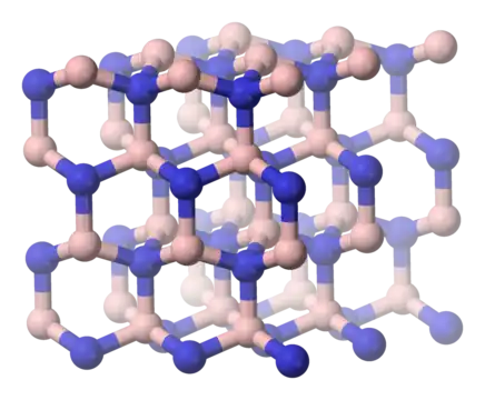 Nitrure de bore ressemblant structurellement au diamant