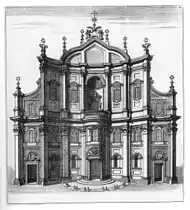 La façade de l'Oratoire, gravure de 1658.