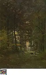 Paysage forestier (1867), Bruges, musée Groeninge.