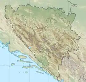 voir sur la carte de Bosnie-Herzégovine