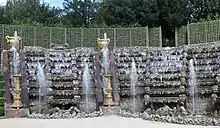Le bosquet des Rocailles au château de Versailles.