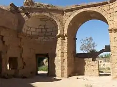 Frigidarium des thermes du sud.