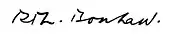 signature de Rodolphe-Théophile Bosshard