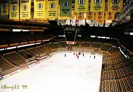 Le plafond du Boston Garden