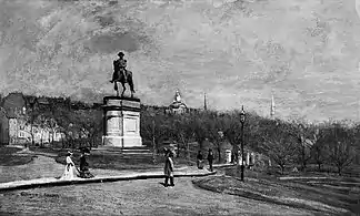 The Public Garden, Boston, 1869, Musée des Beaux-Arts de Boston