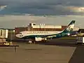 Airbus A319 avec la livrée Philadelphia Eagles