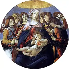 Vierge à la grenade, Sandro Botticelli.