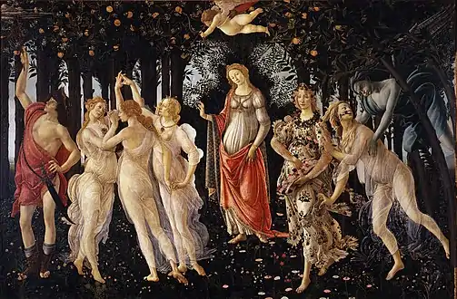 Le printemps, de Botticelli.