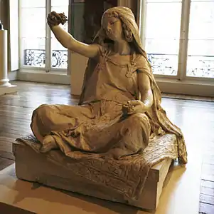 La Fille de Bou Saâda (1890), plâtre, musée des Beaux-Arts de Dijon.