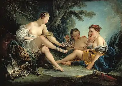 Le Retour de Diane chasseresse (1745), Paris, musée Cognacq-Jay.