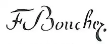 signature de François Boucher