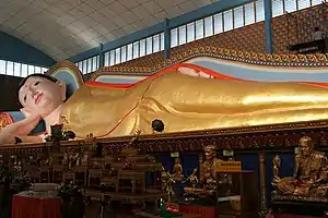Bouddha couché du Wat Chaiyamangkalaram