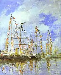 Bassin des Yachts à Deauville, 1895Washington, National Gallery of Art
